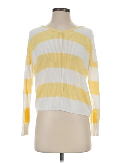 Pre-owned Pink Republic Pullover Sweater In Yellow
