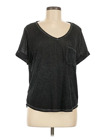 Pre-owned Pink Republic Short Sleeve T-shirt In Black