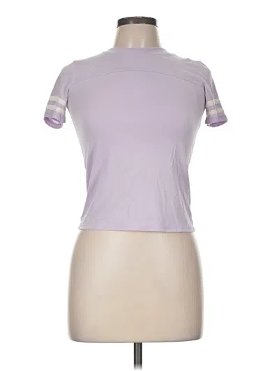 Pre-owned Pink Republic Short Sleeve Turtleneck In Purple
