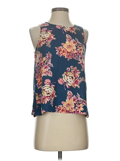 Pre-owned Pink Republic Sleeveless Blouse In Blue