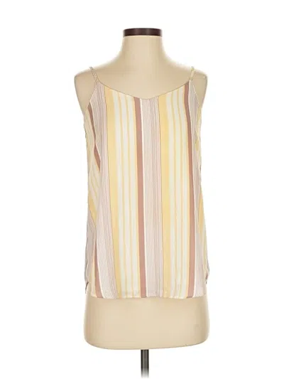 Pre-owned Pink Republic Sleeveless Blouse In Brown