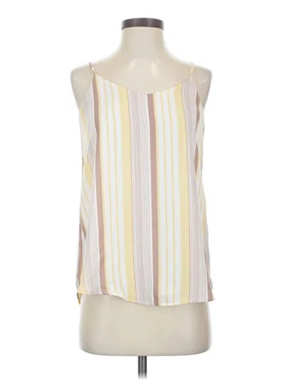 Pre-owned Pink Republic Sleeveless Blouse In Ivory
