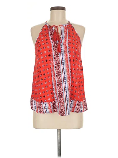 Pre-owned Pink Republic Sleeveless Blouse In Red
