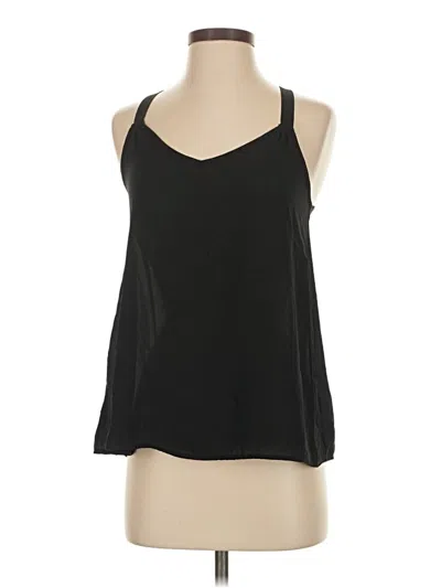 Pre-owned Pink Republic Sleeveless Top Black Halter Neckline Tops