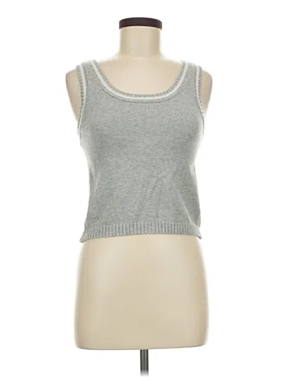 Pre-owned Pink Republic Sleeveless Top Gray Scoop Neck Tops