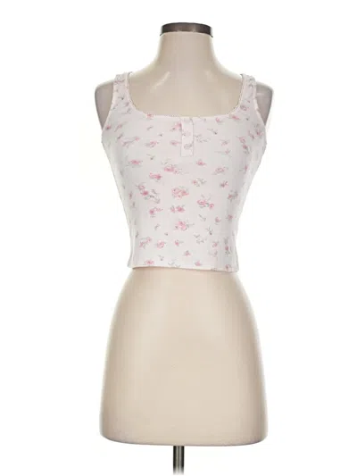 Pre-owned Pink Republic Tank Top Pink Sweetheart Neckline Tops