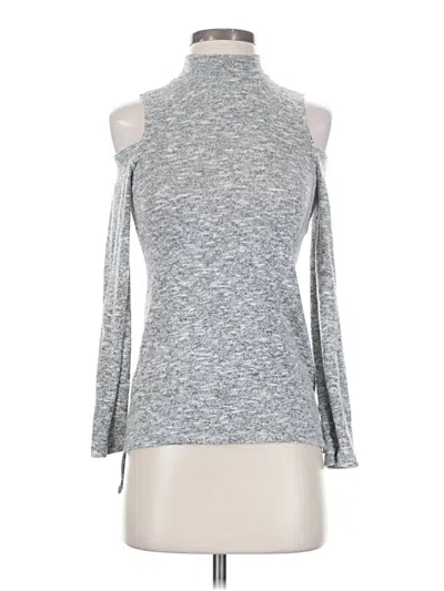 Pre-owned Pink Republic Turtleneck Sweater In Gray