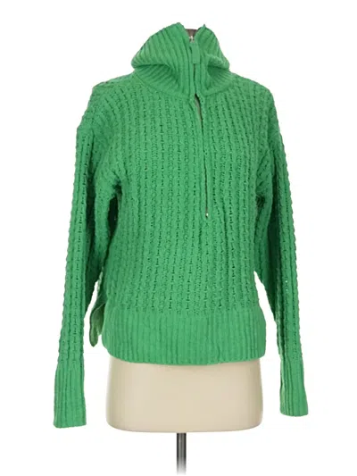 Pre-owned Pink Republic Turtleneck Sweater In Green