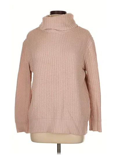 Pre-owned Pink Republic Turtleneck Sweater In Pink