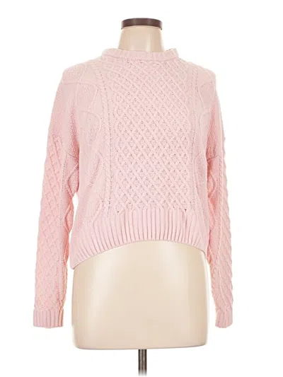 Pre-owned Pink Republic Turtleneck Sweater In Pink