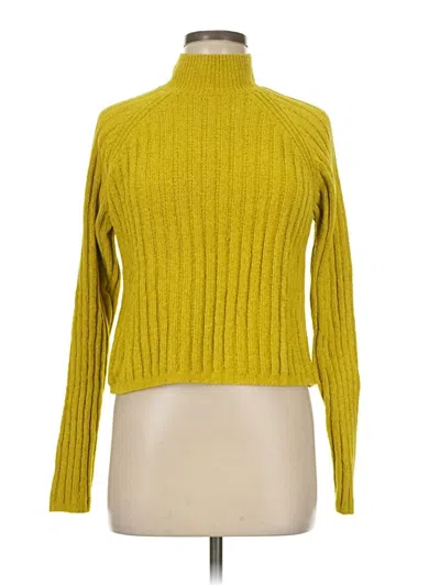 Pre-owned Pink Republic Turtleneck Sweater In Yellow