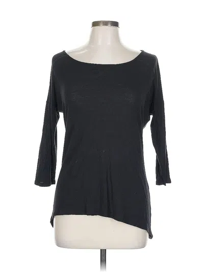 Pre-owned Pink Rose 3/4 Sleeve T-shirt In Black