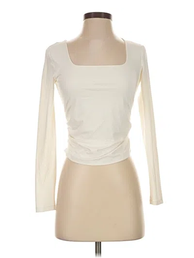 Pre-owned Pink Rose 3/4 Sleeve T-shirt In Ivory