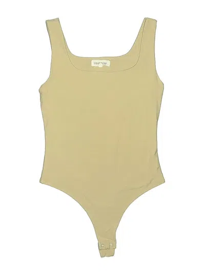 Pre-owned Pink Rose Bodysuit In Brown
