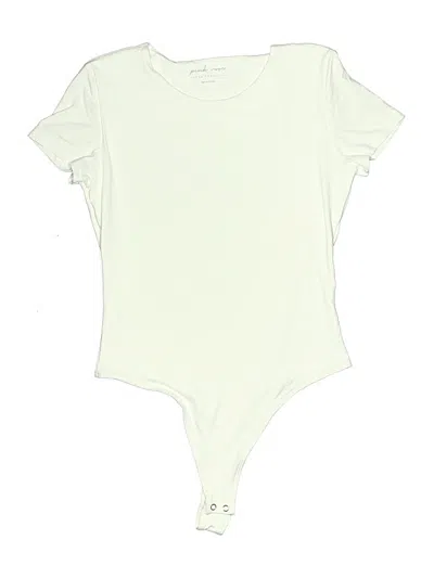 Pink Rose Bodysuit In Ivory