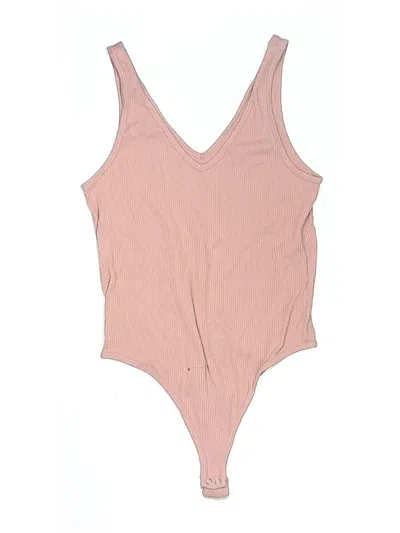 Pre-owned Pink Rose Bodysuit In Pink