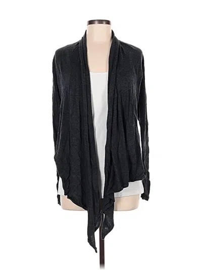 Pre-owned Pink Rose Cardigan Sweater In Black