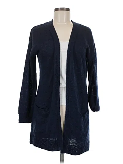 Pre-owned Pink Rose Cardigan Sweater In Blue