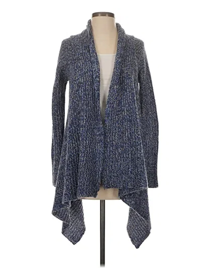 Pre-owned Pink Rose Cardigan Sweater In Blue