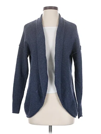 Pre-owned Pink Rose Cardigan Sweater In Blue