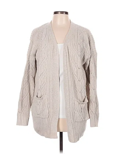 Pre-owned Pink Rose Cardigan Sweater In Brown