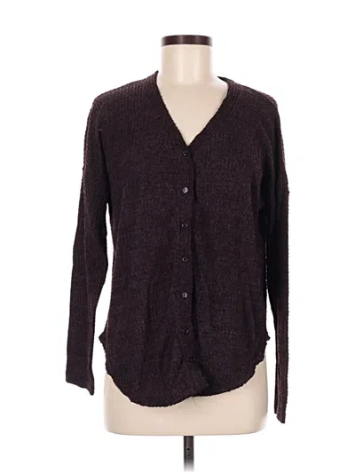 Pre-owned Pink Rose Cardigan Sweater In Brown