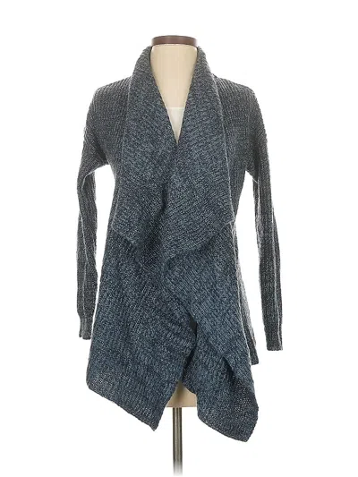 Pre-owned Pink Rose Cardigan Sweater In Gray