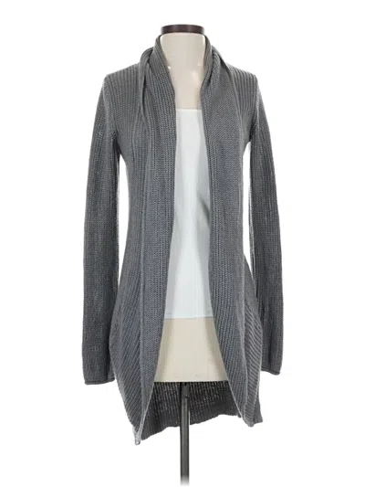 Pre-owned Pink Rose Cardigan Sweater In Gray