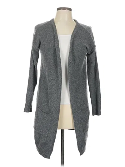 Pre-owned Pink Rose Cardigan Sweater In Gray