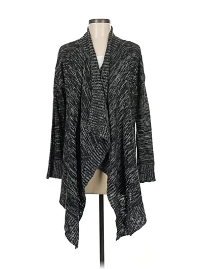 Pre-owned Pink Rose Cardigan Sweater In Gray