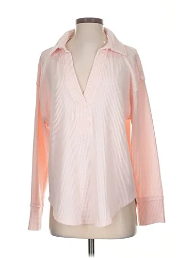 Pre-owned Pink Rose Cardigan Sweater In Pink