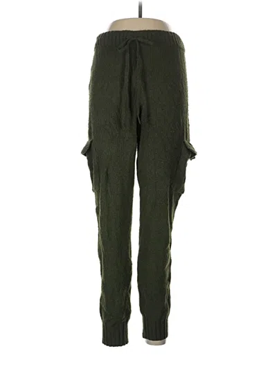 Pre-owned Pink Rose Cargo Pants In Green