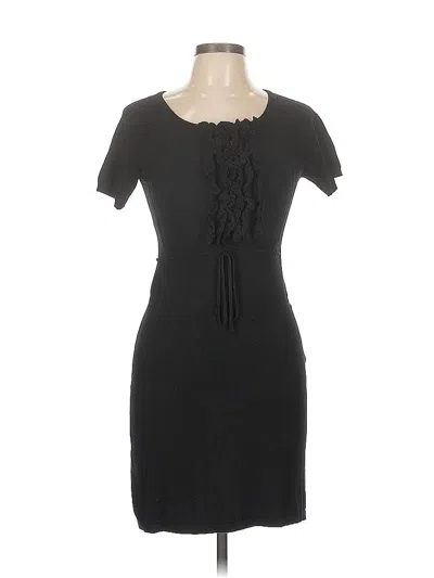 Pre-owned Pink Rose Casual Dress In Black