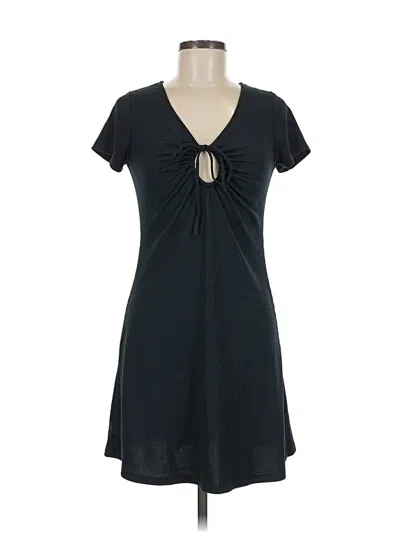 Pre-owned Pink Rose Casual Dress In Black