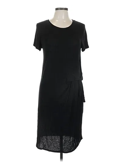 Pre-owned Pink Rose Casual Dress In Black