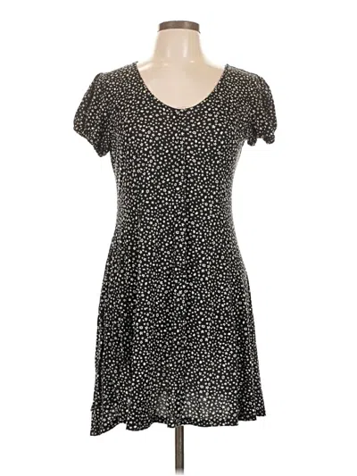 Pre-owned Pink Rose Casual Dress In Black