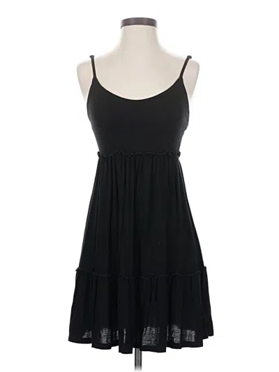 Pre-owned Pink Rose Casual Dress In Black