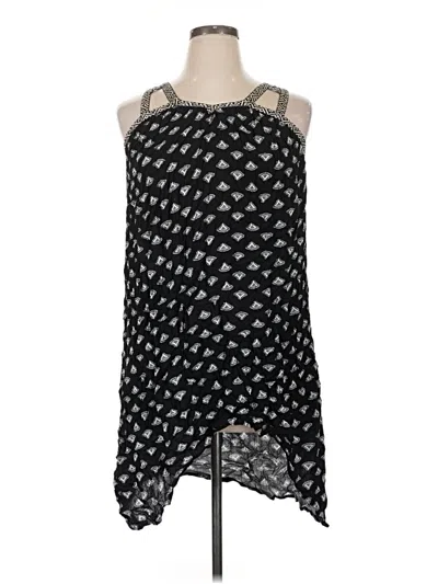 Pre-owned Pink Rose Casual Dress In Black