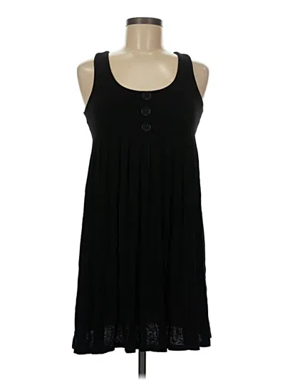 Pre-owned Pink Rose Casual Dress In Black