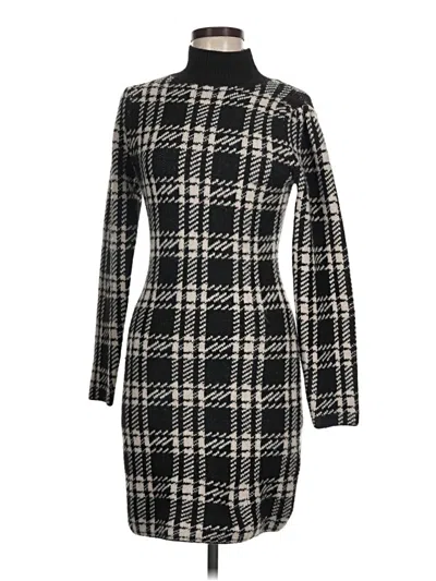 Pre-owned Pink Rose Casual Dress In Black