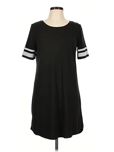 Pre-owned Pink Rose Casual Dress In Black