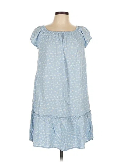 Pre-owned Pink Rose Casual Dress In Blue