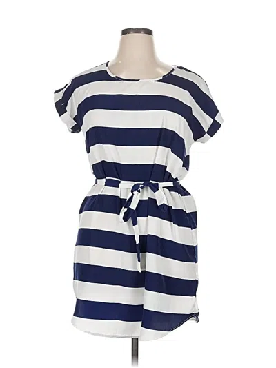 Pre-owned Pink Rose Casual Dress In Blue