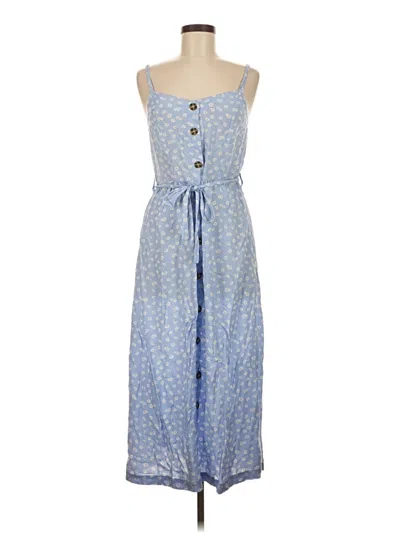 Pre-owned Pink Rose Casual Dress In Blue