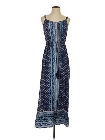 Pre-owned Pink Rose Casual Dress In Blue