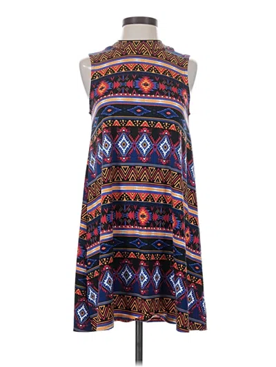 Pre-owned Pink Rose Casual Dress In Blue