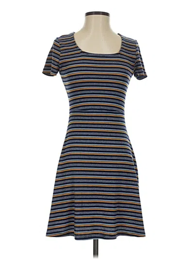 Pre-owned Pink Rose Casual Dress In Blue