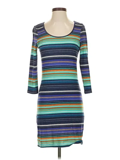 Pre-owned Pink Rose Casual Dress In Blue
