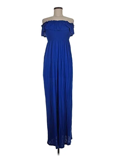 Pre-owned Pink Rose Casual Dress In Blue