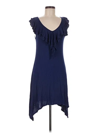 Pre-owned Pink Rose Casual Dress In Blue
